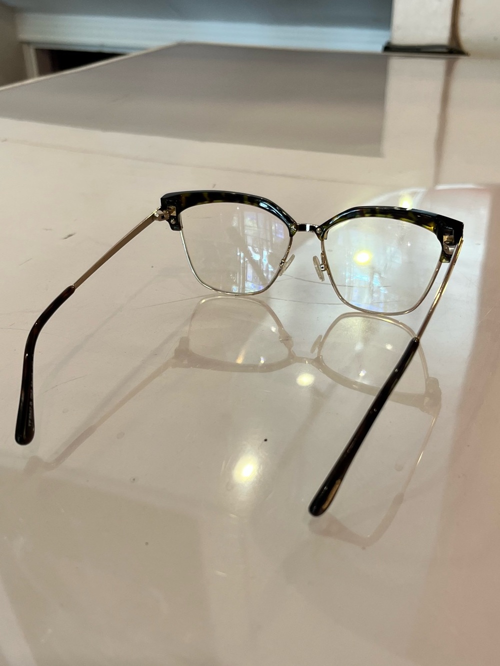 TOM FORD TF 5547-B 052 HAVANA GOLD AUTHENTIC EYEGLASSES 54-15-140 - Picture 2 of 9